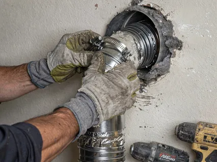 Dryer Vent Hose Installation in Burrillville