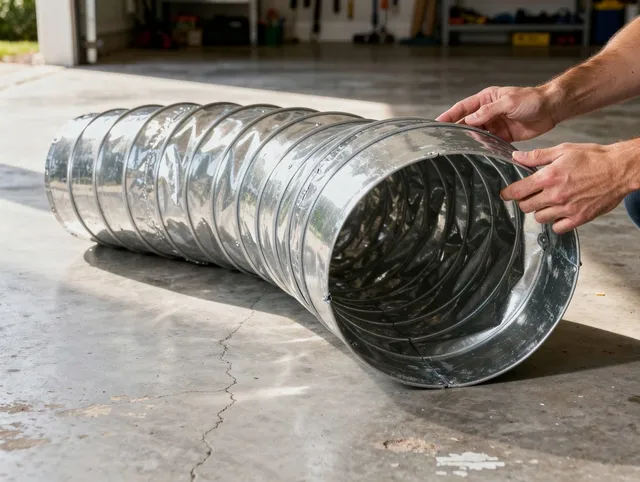 Burrillville Dryer Vent Cleaning specialist using advanced equipment for thorough duct cleaning in Burrillville