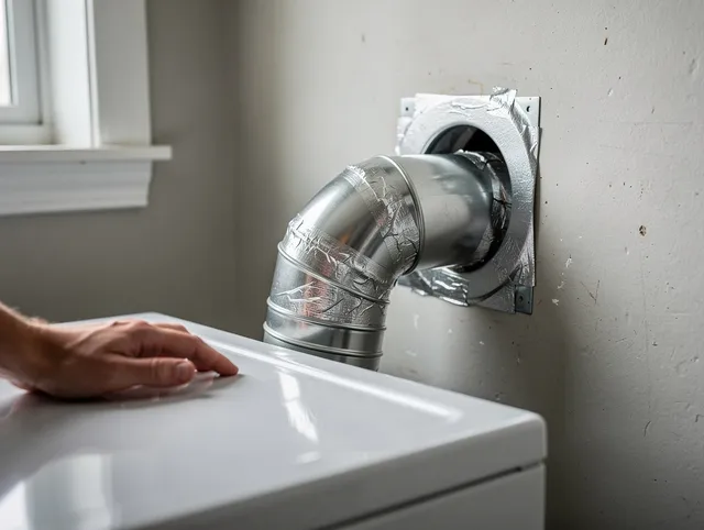 Burrillville Dryer Vent Cleaning expert performing professional dryer vent repair and installation in Burrillville